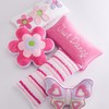 Levtex Home Merrill Girl 3D Flwr Pillow Pink, Lilac White