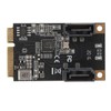 Mini PCi E to 2 Port SATA Expansion Card 6Gbps