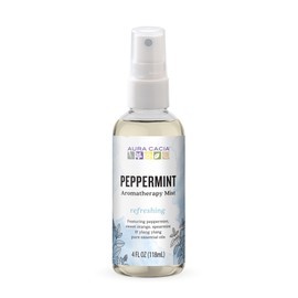 Aura Cacia Room and Body Mist, Refreshing Peppermint, 4 Fluid Ounce | Aura Cacia