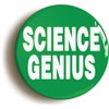 Ozorath SCIENCE GENIUS FUNNY BADGE BUTTON PIN IN GREEN (Size