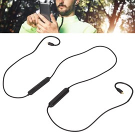 MMCX Wireless Blue Kopfhörerkabel, Kopfhörerkabel mit Mikrofon und Controller, Bluetooth Wireless MMCX Adapterkabel für Shure SE215 SE315 SE425 SE535