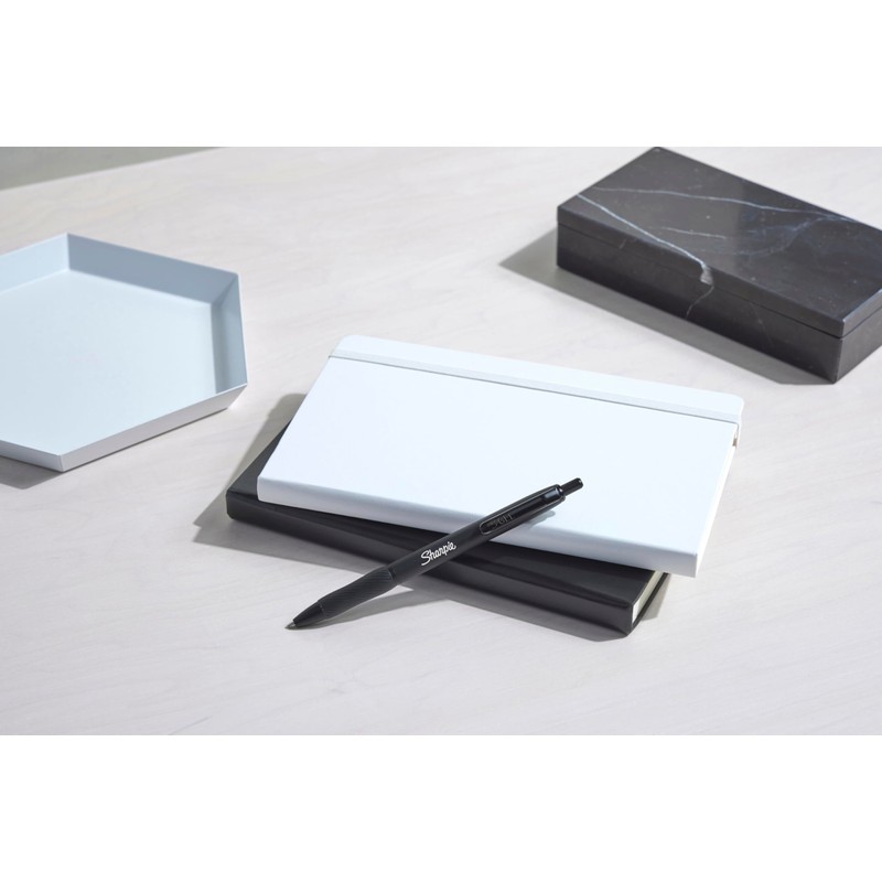 Sharpie SHARPIE S-Gel 0.7mm 2-Pack Set, Matte Black, Black Ink