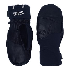 Outdoor Research Team Gore-Tex Mitts | Waterproof, Windproof, Touchscreen Compatible Leather Thumb