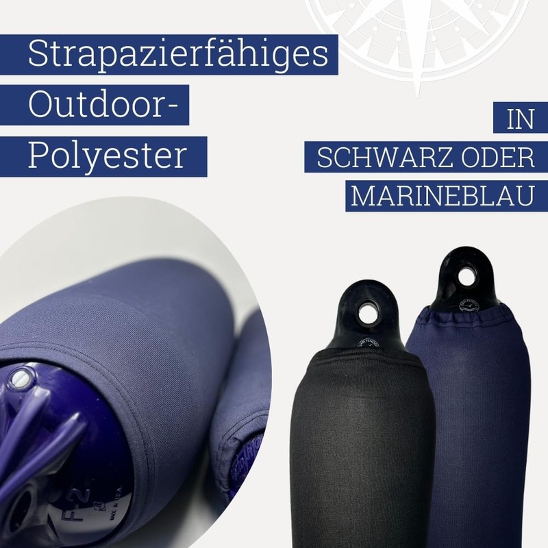 fender-design EasyCover Fender Cover for Langfender 2 Pack (Size S1