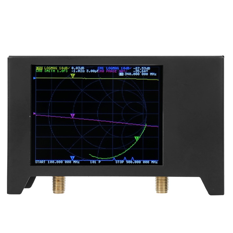 50KHz‑3GHZ Antenna Analyzer 2.8in Screen with Shell Network Analysising Tool