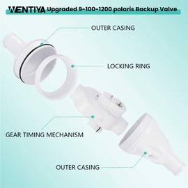 WENTIYA 9-100-1200 Backup Valve Replacement for Polaris 360 Pool Cleaner, Reinforced Upgrade for Extended Lifespan, Direct Replacement for Zodiac 9-100-1200 (NOT Compatible with Polaris 280 380)