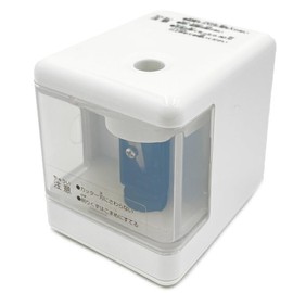 Sunstar Stationery Pencil Sharpener, Small, Electric, White, S4304713