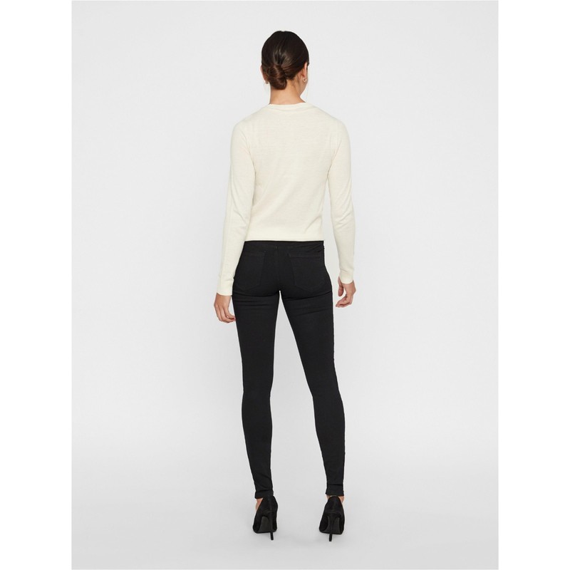 VERO MODA Women's Skinny Jeans, black