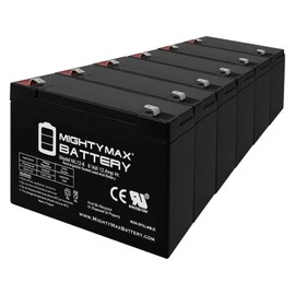 Mighty Max Battery 6V 12AH F2 SLA Battery for Sunnyway SW6100, SW6120, SW6140-6 Pack