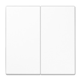 LS Double Button Alpine White (Reference: JUNG LS102WW)