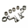 TCMT 22/25/32/35mm Chrome Highway Bar Footpegs Pegs Mount Fit For