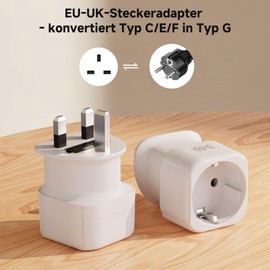 Cable Matters EU to UK Travel Plug