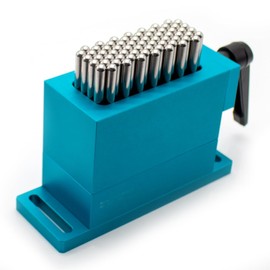 CNC Assembly Flexible Claw Flexible Fixture Universal Clamp 30x79MM SUS Stainless Steel for CNC Laser Marking Machine FLX-S062 (Blue)