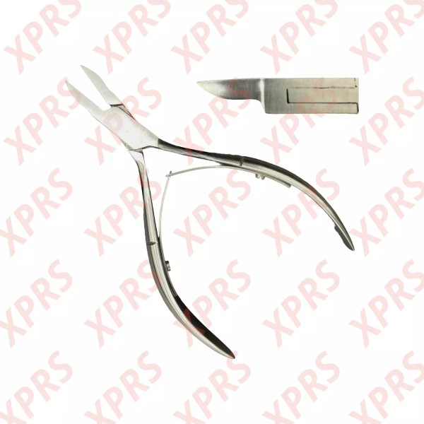XPRS Set of 2 Nail Nipper, 5", Straight, Delicate, Double
