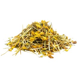 GREEN ROYALTY - Te Herbal Hierba de San Juan 4oz - Herbal Tea (St. John's Wort Flower Tea), Stand Up Resealable Bag, 100% All Natural Fresh Tea