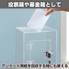 Felimoa Acrylic Box with Key - Lot Ballot Box Donation