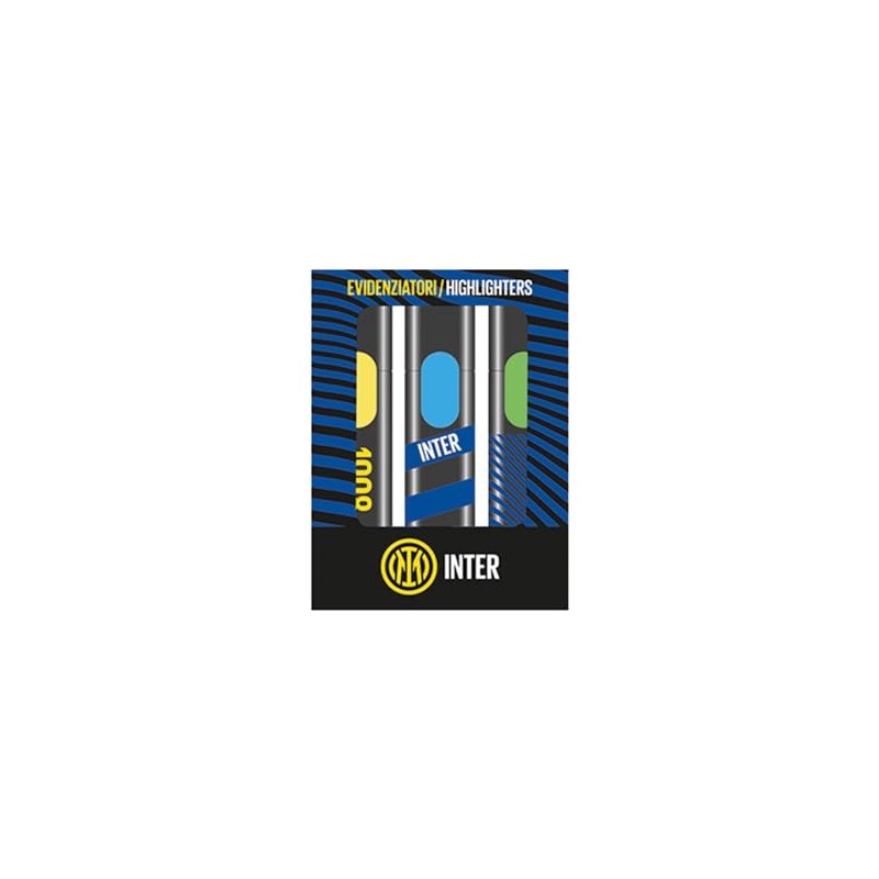 SEVEN Kit Videnziatori - F.C. Inter Football - 3 Highlighters