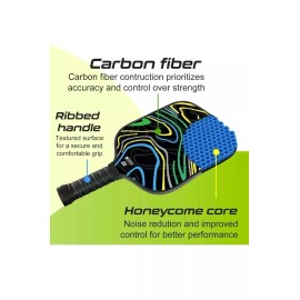 Kasaca Pickleball Paddle T700 Carbon Fiber with cover