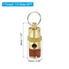 PATIKIL 1/4" Male NPT Safety Valve, 4 Pack Air Pressure