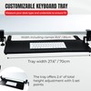 Ace Drive Keyboard Tray Under Desk, Pull Out Keyboard &