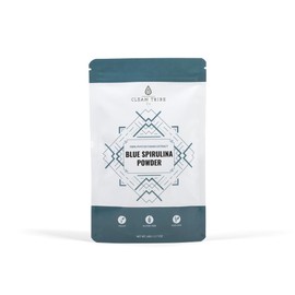 Blue Spirulina Powder with 100% Pure Phycocyanin - Gluten-Free, Non-GMO, Vegan Protein Powder Superfood - No Fishy Smell - Great for Smoothies & Baking - Resealable Packaging - 60 Servings