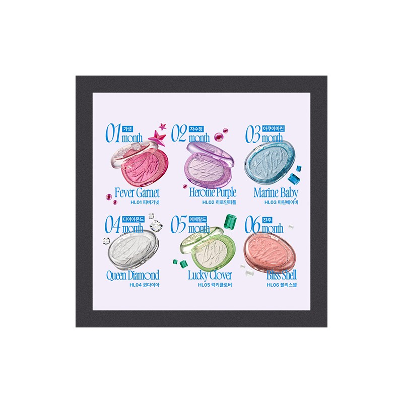 fwee Glitz Stone Highlighter 5.9g - HL10 Opal Blooming