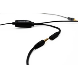 Enersound NKL-401 Professional Neckloop with Break Away Safety Feature, 3.5mm Mono Plug, Black, Compatible with Hearing Aid, Audio Device with 3.5mm Mono Jack (6-16 Ohms, 16 mW minimum)