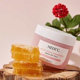 Niulji 니얼지(NEERG) 허니베리 너리싱 워시오프팩 110g 피부보습 영양팩 NEERG Honey Berry Nourishing Wash-Off Pack 110g Skin Moisturizing Nutrient Pack