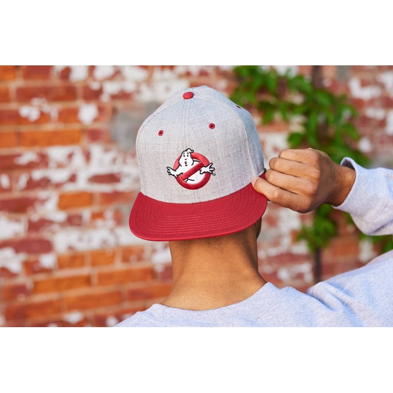 Ripple Junction Ghostbusters No Ghost Logo Flat Bill Snap Back