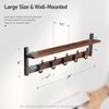 Tatub 29" Rustic Coat Rack Wall Mount with Shelf, Entryway