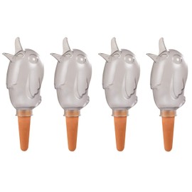 Scheurich Set of 4 Watering Balls, 220 ml, Transparent Water Dispenser, Bördy M (Clear) Water Reservoir