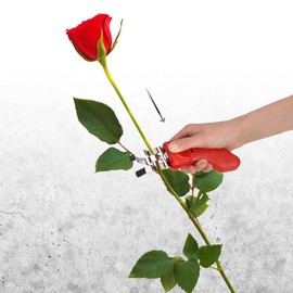 com-four® rose dethorn - professional stem dethorn for roses, carnations and cut flowers - plastic dethorn with corrugated metal blades - flower dethorn, flower deburrer - thorn remover