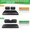 LEAPGOMAX Waterproof Front & Rear Golf Cart Seat Covers for