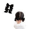 Bow Hair Clips for Girls Black Hair Bow Barrettes for