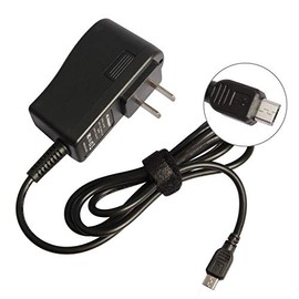 GreatPowerDirect Charger for Polaroid ZIP Mobile Printer, AC Adapter, Power Supply Cord, Black, 120V, 1A, 1 Count, Travel, Wall Mount, 2 Pin, Proprietary Barrel Connector, 2 x USB Cable, 1 Item
