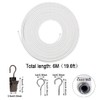 Curtain Wire 6 Meter White Plastic Coated Window Curtain Wire
