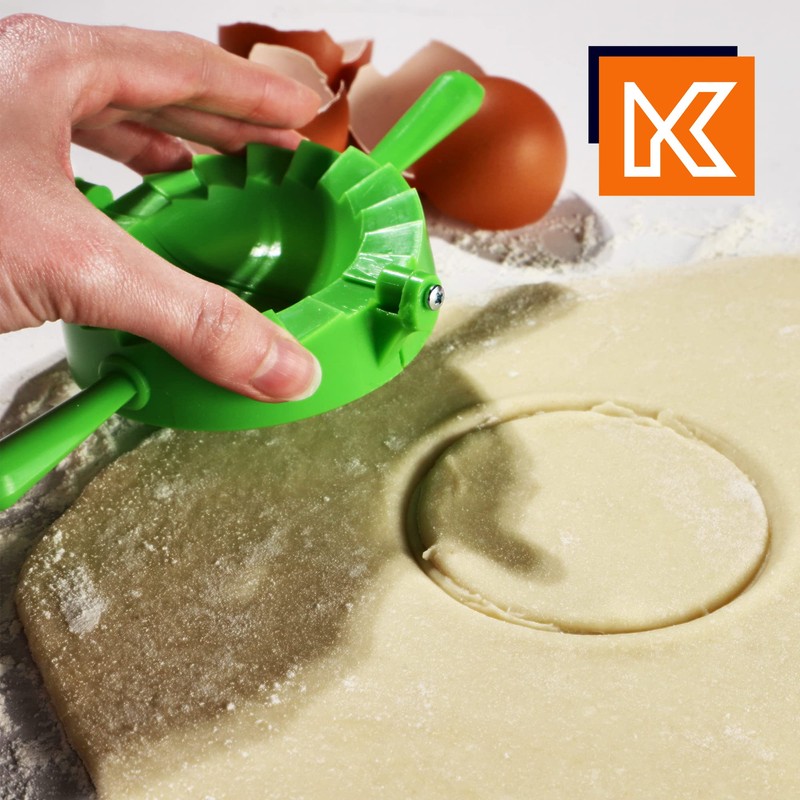 KADAX Dumpling Maker, Red/Green Mould for Dumpling and Ravioli, Pierogi