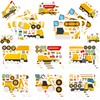 24 Sheets Make Your Own Construction Stickers Make A Face