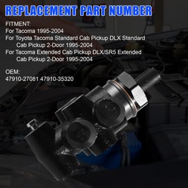 47910-35320 Brake Proportioning Valve Disc/Drum Disc Front Drum Rear, Compatible with Tacoma 1995-2004, OEM: 47910-27081