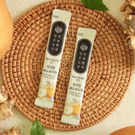 Cheongchun Farm 청춘농장 정직한 배도라지청 스틱 2박스 60포 Cheongchun Farm Honest Bellflower Syrup Stick 2 Boxes 60 Packs