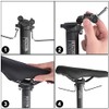 Seat Post,Bike Seatpost 30.9mm 350mm Bicycle Saddle Angle Adjustable Seatpost