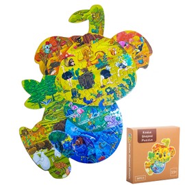Kids Puzzle for Kids Ages 4-8, 8-12 and Teens, 96 Piece Koala Shaped Animal Jigsaw Large Puzzles for Boys Girls Ages 8-10, Fun Game Learning Puzzle Toys for Children Kids Christmas Birthday Gifts