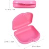 5pcs Retainer Case Mouth Guard Case Orthodontic Dental Retainer Box