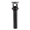 Grid Drain Strainer Assembly With Overflow for Bathroom Sink, P.O.