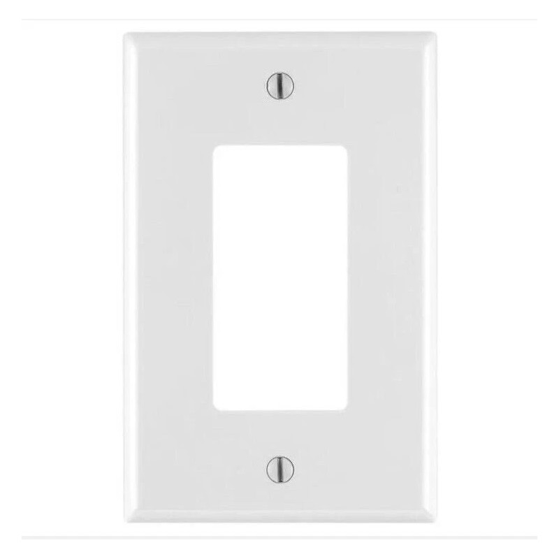 Leviton C22-05678-00W Combination Switch, 1 -Pole, 15 A 125 V