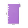 Ciieeo A6 Binder Dividers 6 Sheets Plastic Plastic Index Dividers