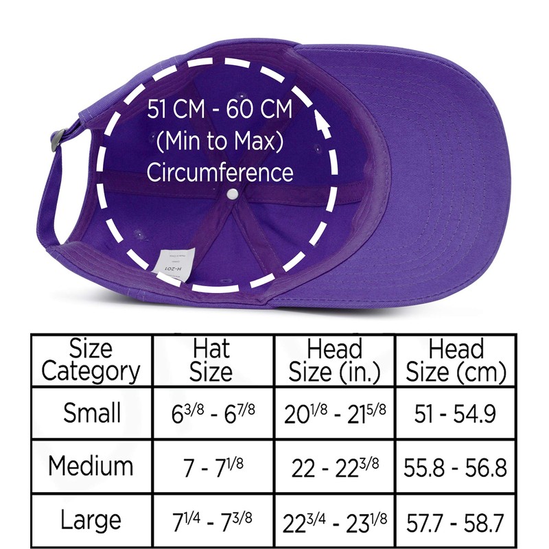 Dalix no estructurados Unisex Gorra de algodón ajustable Plain Sombrero,