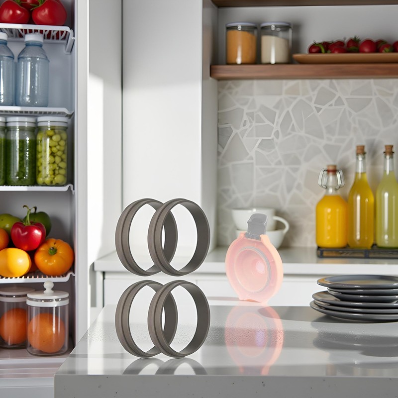 4pcs Replacement Gasket for Gatorade Water Bottle Silicone Lid Seal