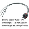 Micarun 4 Pins Fuel Rail Pressure Sensor Connector Wiring Harness