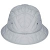 Kangol Quilted Casual Bucket Hat - Black, gray